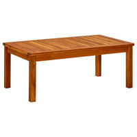 COUCHTISCH mit Latten-Tischplatt, 90/50/36 cm, aus Massivholz Akazie - Braun, Holz (90/50/36cm) - vidaXL