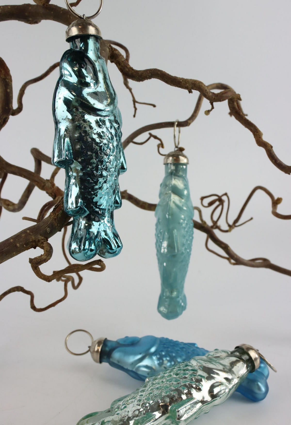 GLASSCHMUCK Fisch 10,5 cm - Blau, Glas (3/10.5/2cm) - FURNARO