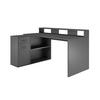 SCHREIBTISCH Anthrazit - Anthrazit, Holzwerkstoff (115/160/91cm) - ebuy24