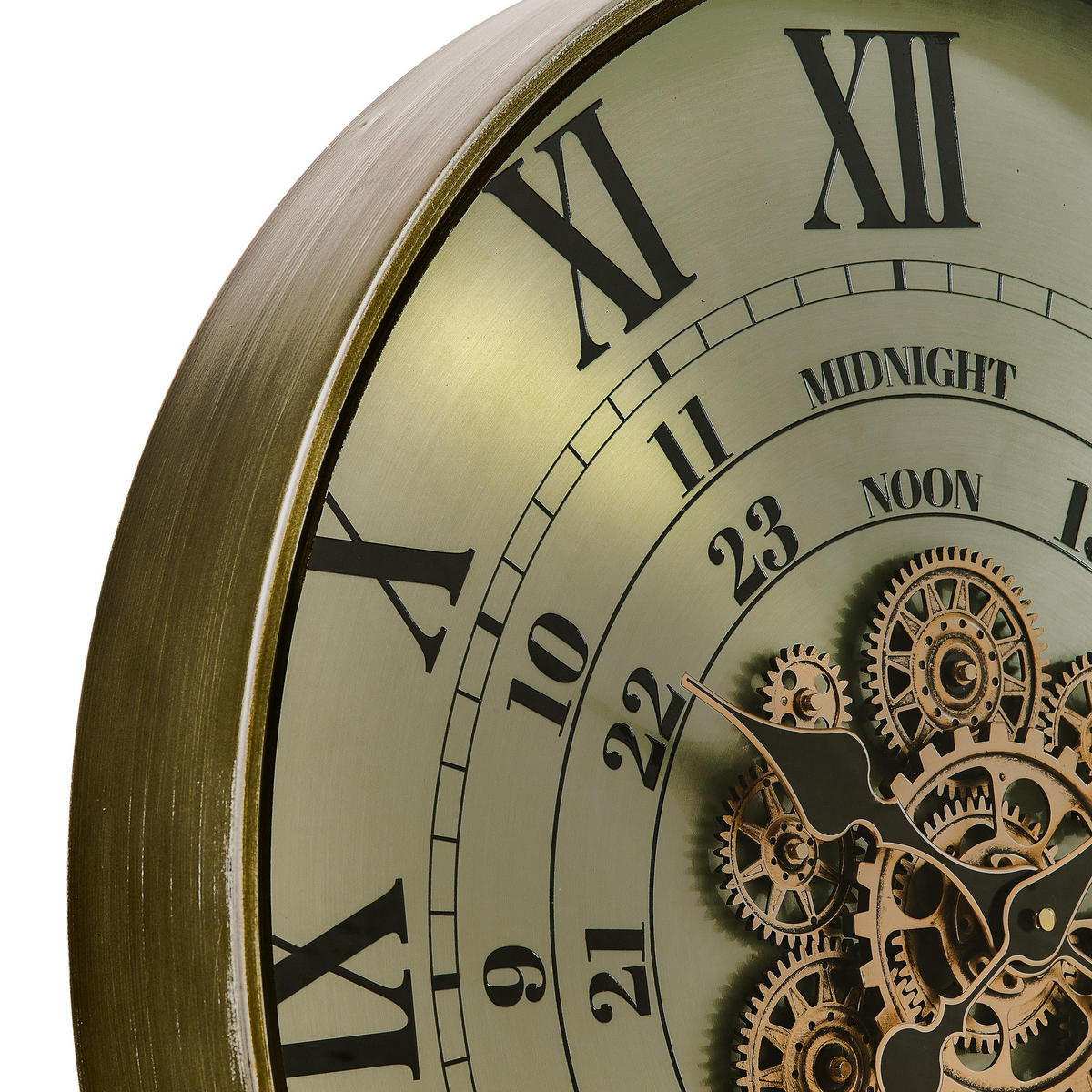 UHR Michel Metall 60/60/8 cm - Grün, Metall (60/8/60cm) - Atmosphera Createur d´interieur