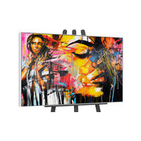 GEMÄLDE Symphonie der Farben Schattenfugenrahmen Weiß 120x80 cm - Weiß, Holz (120/80cm) - YS-art gallery