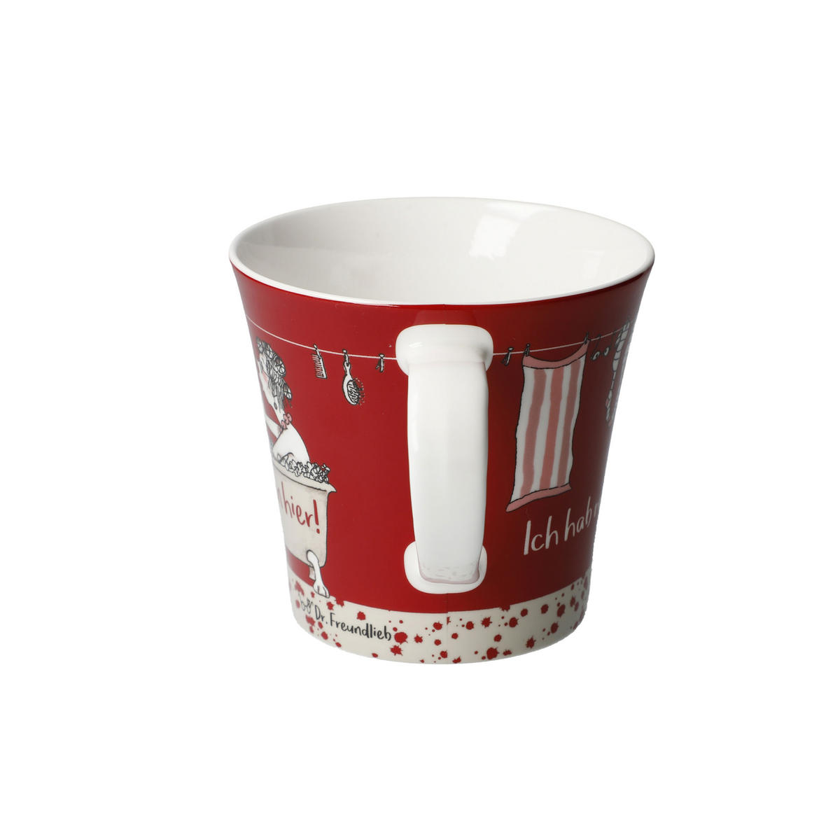 TEETASSE Barbara Freundlieb - Wir sind die Schönsten, Fine Bone China, Bunt, 350 ml - Multicolor, Keramik (0.35L) - Goebel