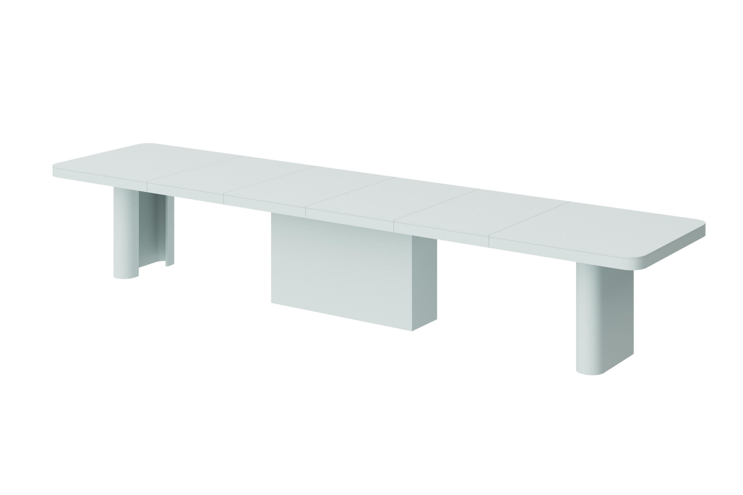 ESSTISCH rechteckig ausziehbar XXL Mintgrün matt 160/100/75 cm - Mintgrün, Holzwerkstoff (100/160/75cm) - designimpex