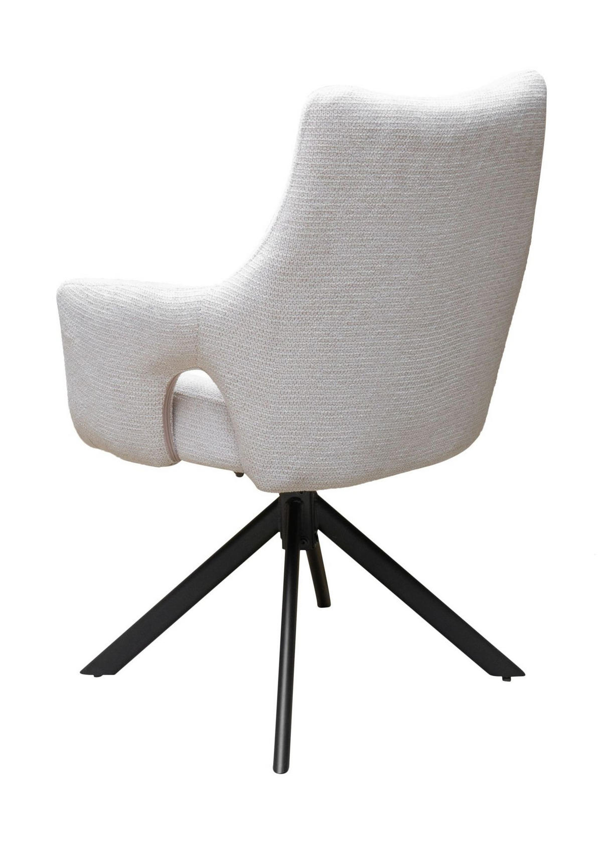 ESSZIMMERSTUHL Merlin, Webstoff, Creme - Creme, Textil (61/87/58cm) - dasmöbelwerk