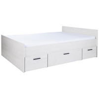 JUGENDBETT Mathea - Eichefarben, Holzwerkstoff/Metall (140/200cm) - arthur berndt