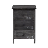 NACHTTISCH Grau 27/35/54 cm - Grau, Holz (27/54/35cm) - Mobili Rebecca