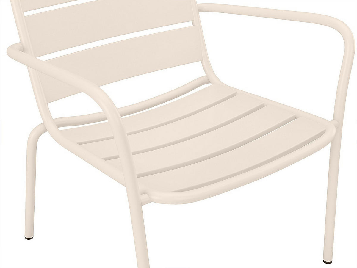 GARTENSITZGRUPPE im Set - 2 -Sitzer - Stahl - beige - MIRMANDE - Beige, Metall - Vente-Unique