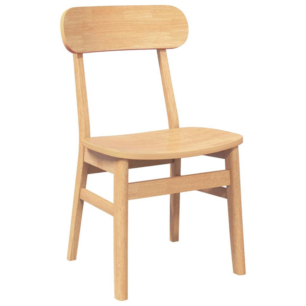 STUHL-SET 2 Stk Wolfsgrund 46/81.5/47 cm - Braun, Holz (46/81.5/47cm) - ZMH