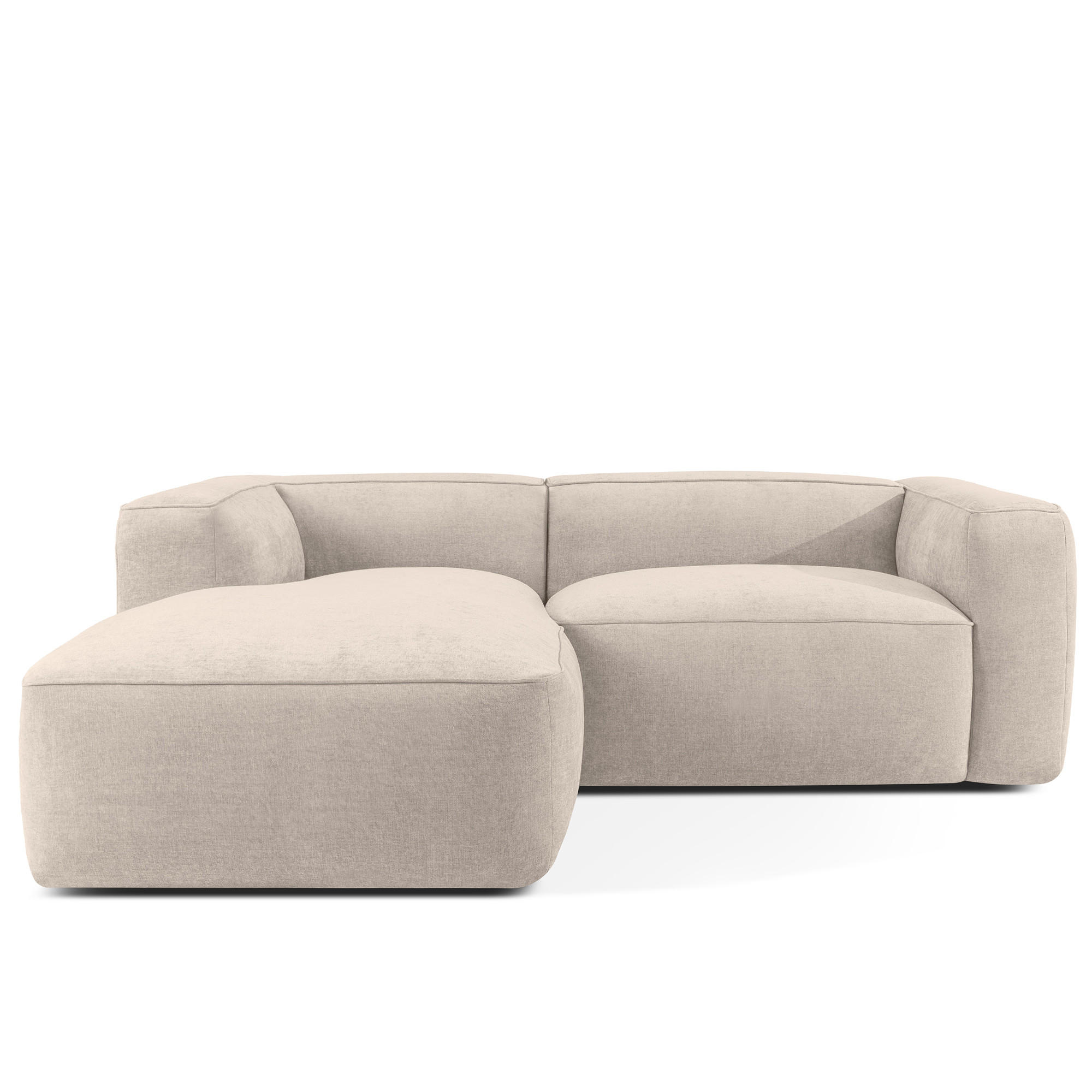 Konsimo® Ecksofa Creme 225x176 cm