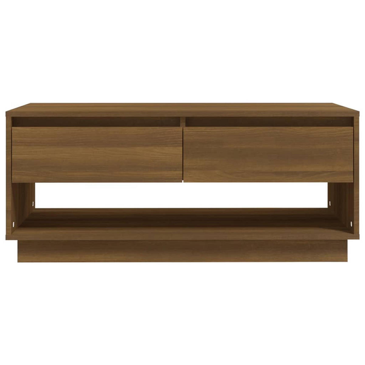 COUCHTISCH Braun Eichen-Optik 102,5x55x44 cm Holzwerkstoff - Braun, Holzwerkstoff (102.5/55/44cm) - furnicato