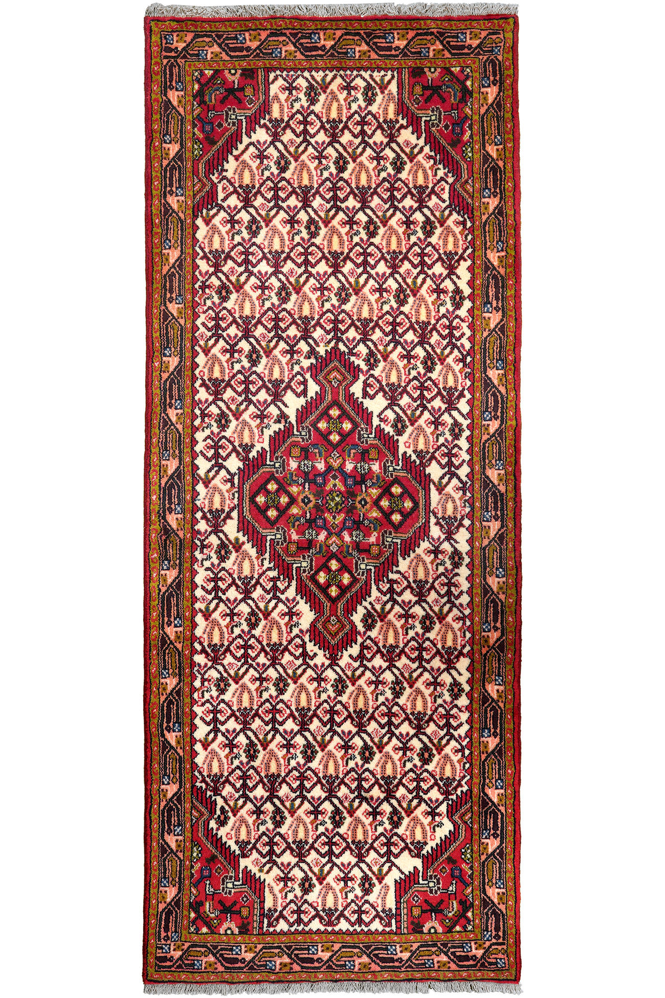 TEPPICH Assadabad Mehrfarbig 195/75 cm Schurwolle - Multicolor, Textil (75/195cm) - Looma
