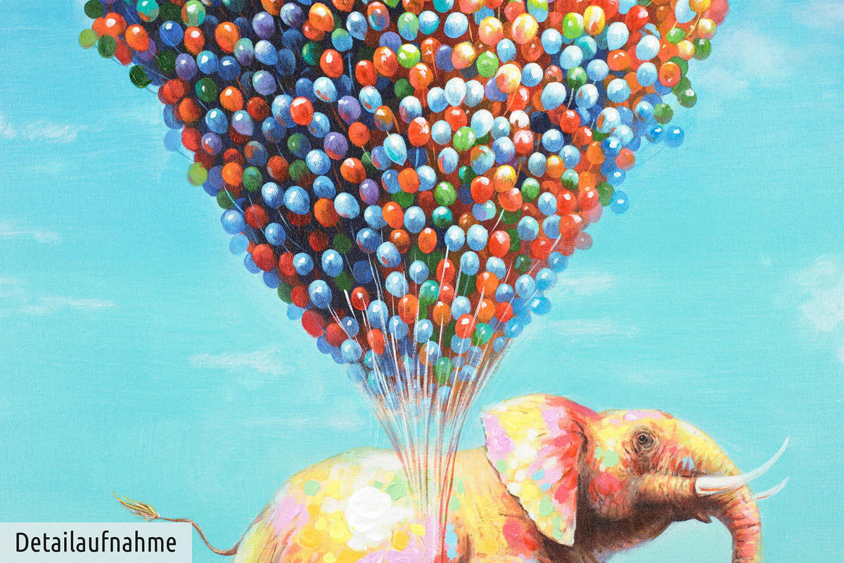 ÖLGEMÄLDE 70/100 cm - Multicolor, Holz/Textil (1.74/100cm) - KUNSTLOFT