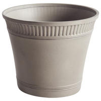 BLUMENKÜBEL Grau Cistus - Grau, Kunststoff (38cm) - Beliani