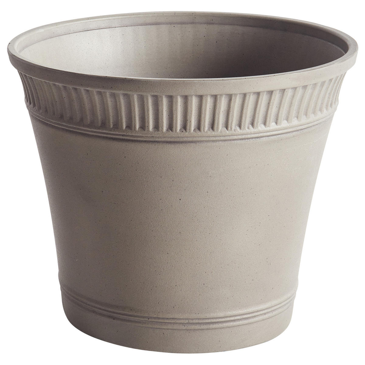 BLUMENKÜBEL Grau Cistus - Grau, Kunststoff (38cm) - Beliani