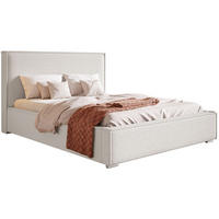 BETT Hellbeige BEN 8 Mit Bettkasten 180x200 cm - Beige, Textil (180/200cm) - Sepro Meble