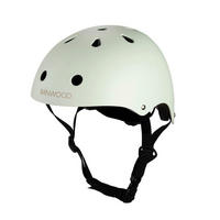 FAHRRADHELM für Kinder 3-7 Jahre, Minze - Mintgrün, Kunststoff (21/24cm) - Banwood