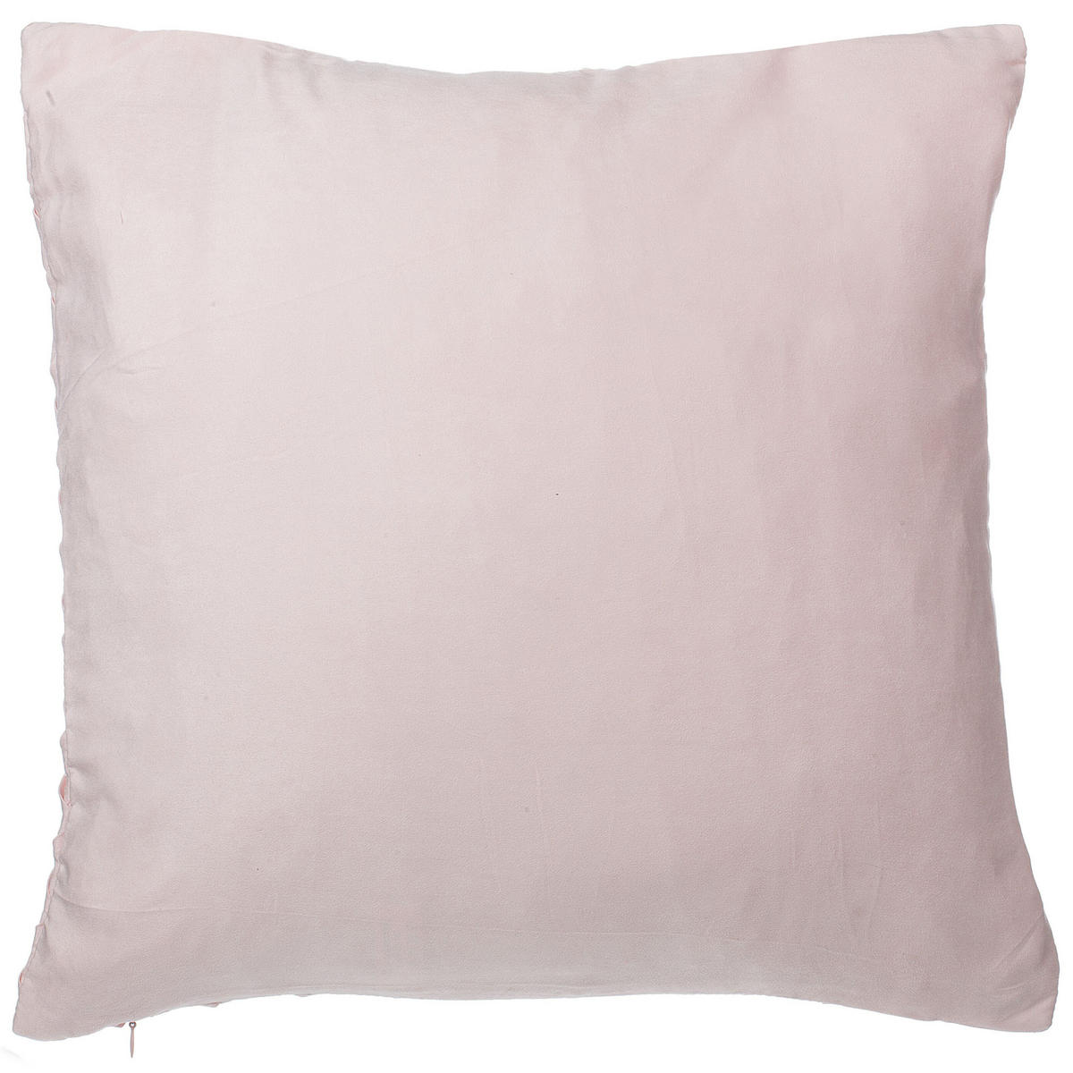 DEKOKISSEN 2er-Set Pastellrosa 45/45 cm Tithonia - Pink, Textil (45/45cm) - Beliani