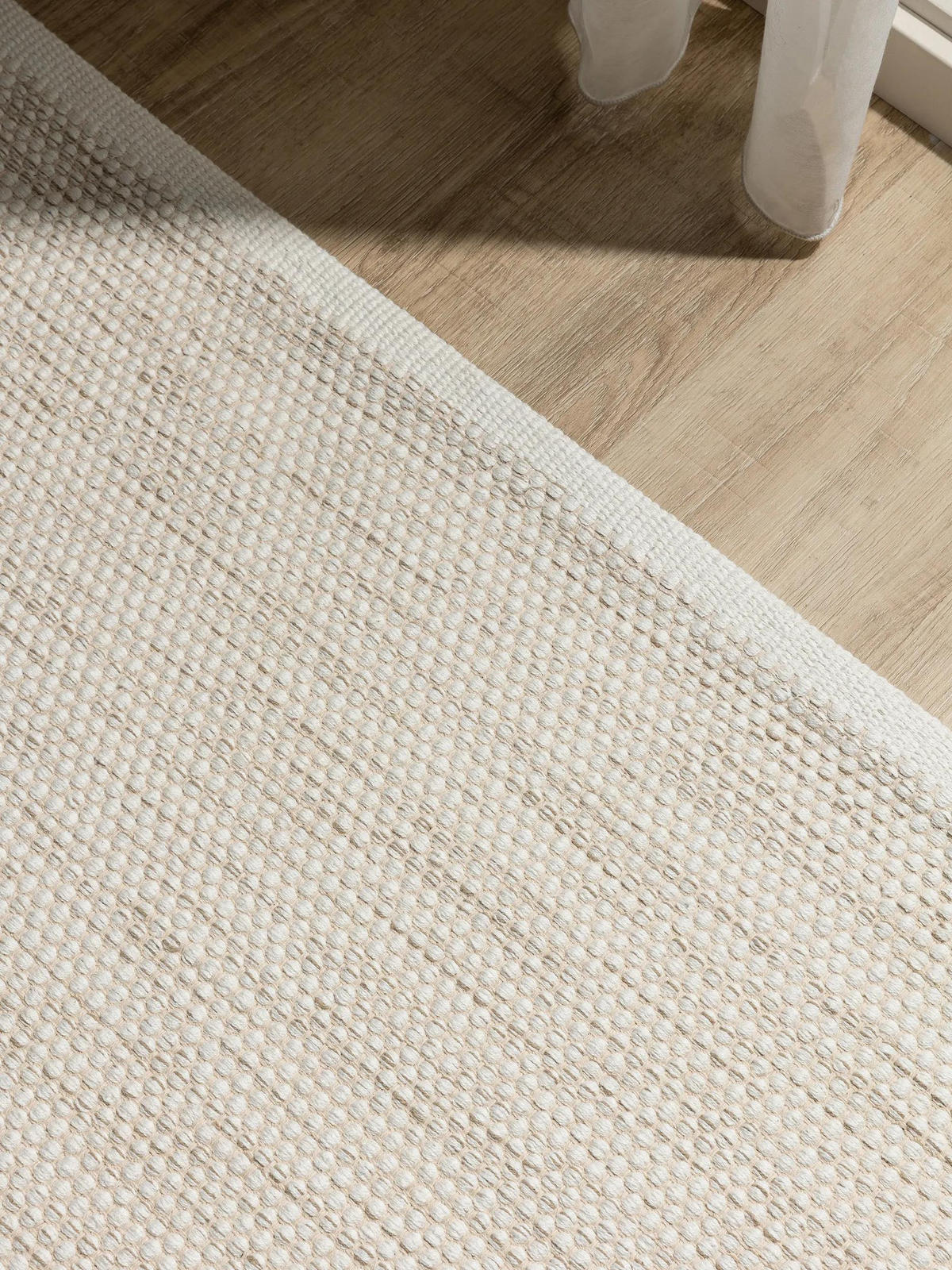 BOMBAŽNA preproga Ron kremne barve 200x290 cm - krem, tekstil/naravni materiali (200/290cm) - benuta
