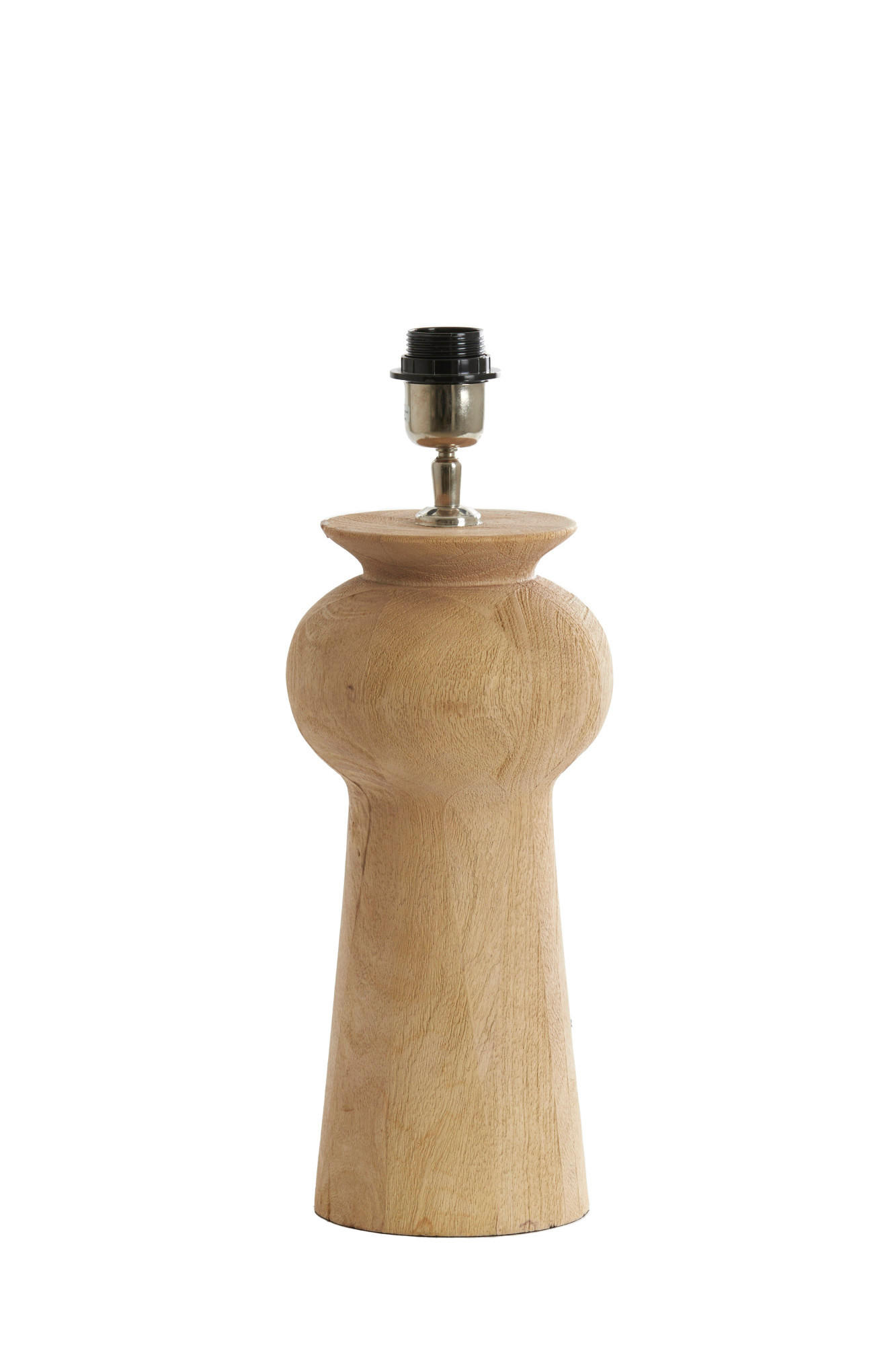 LAMPENFUSS Baglio Braun Ø17/35 cm - Braun, Holz (17/17/35cm) - Light & Living