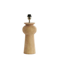 LAMPENFUSS Baglio Braun Ø17/35 cm - Braun, Holz (17/17/35cm) - Light & Living