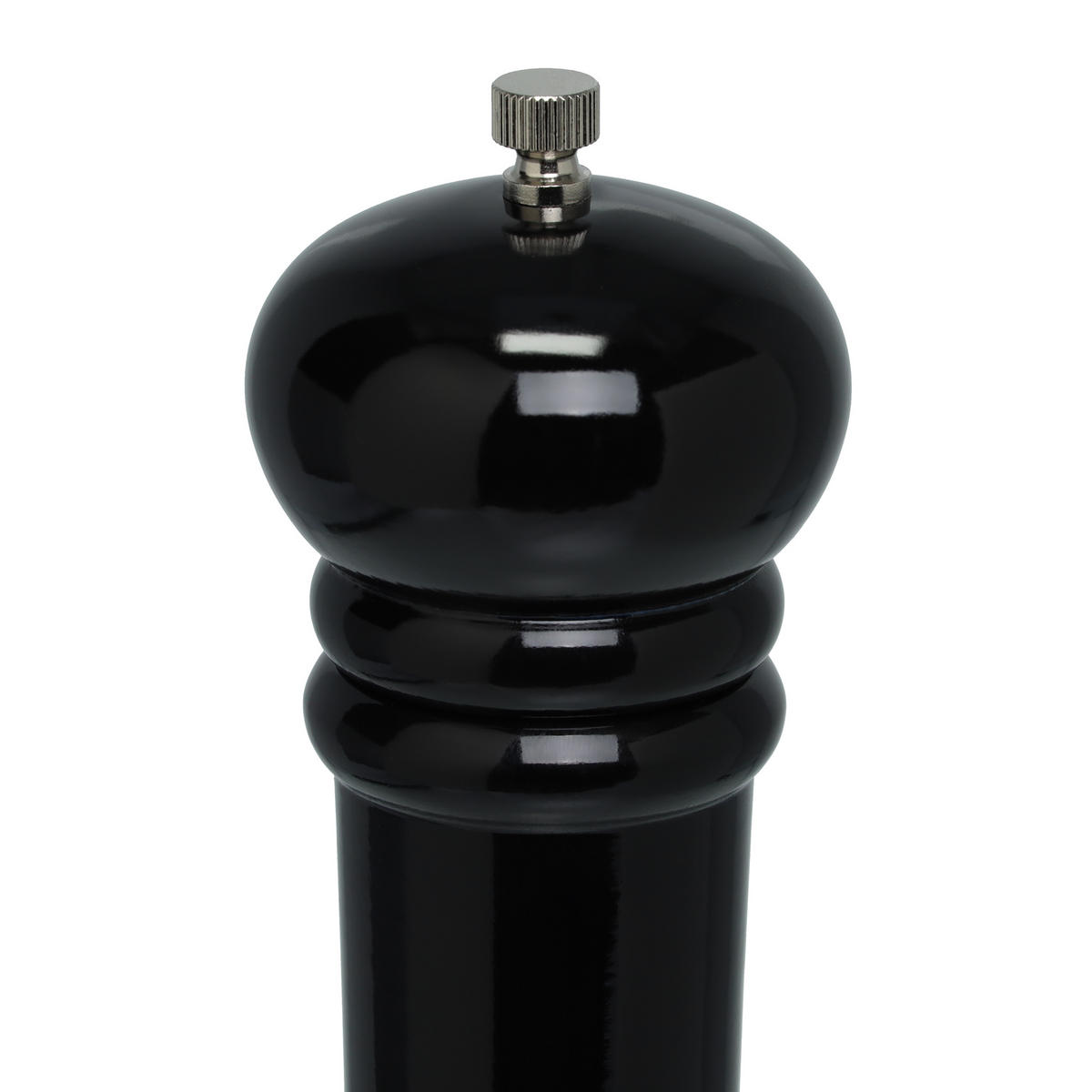 GEWÜRZMÜHLE - Schwarz, Holz/Keramik (6/51.5/6cm) - Relaxdays