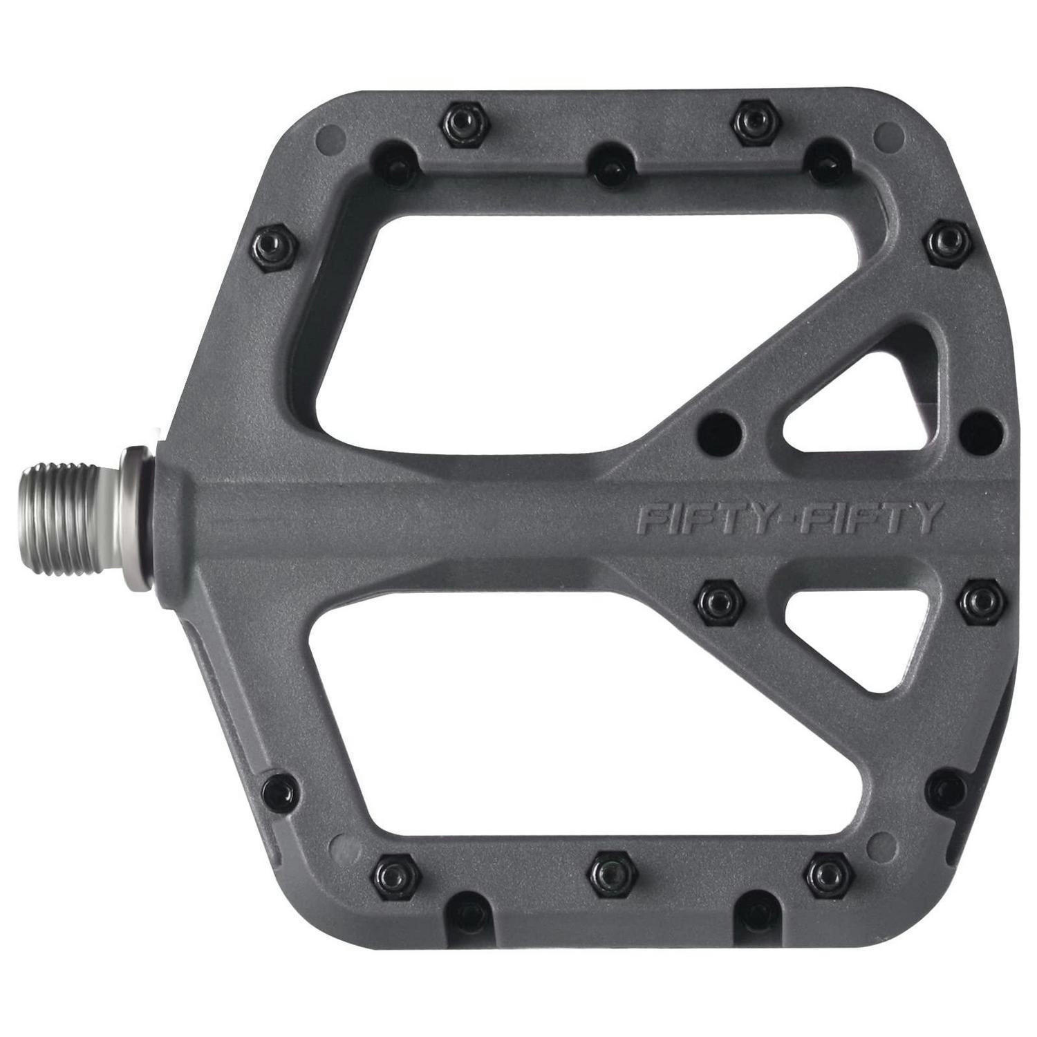 FAHRRADPEDALE Nylon Composite Grau 9/16 Zoll - Grau, Kunststoff (10.4/1.5/10.4cm)