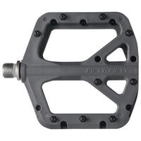 FAHRRADPEDALE Nylon Composite Grau 9/16 Zoll - Grau, Kunststoff (10.4/1.5/10.4cm)