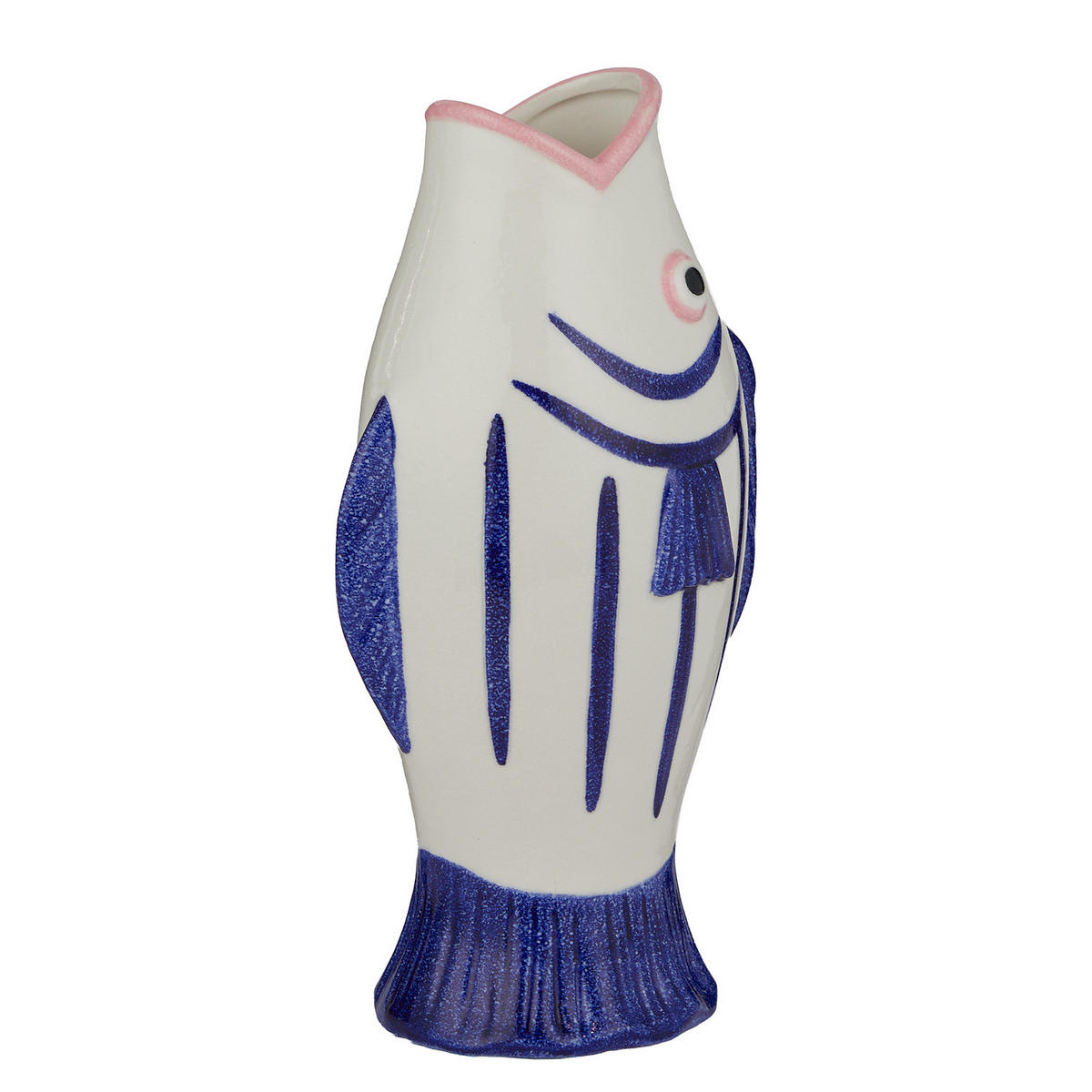 VASE Bacalhau Fisch 15cm - Blau, Keramik (15cm) - Butlers