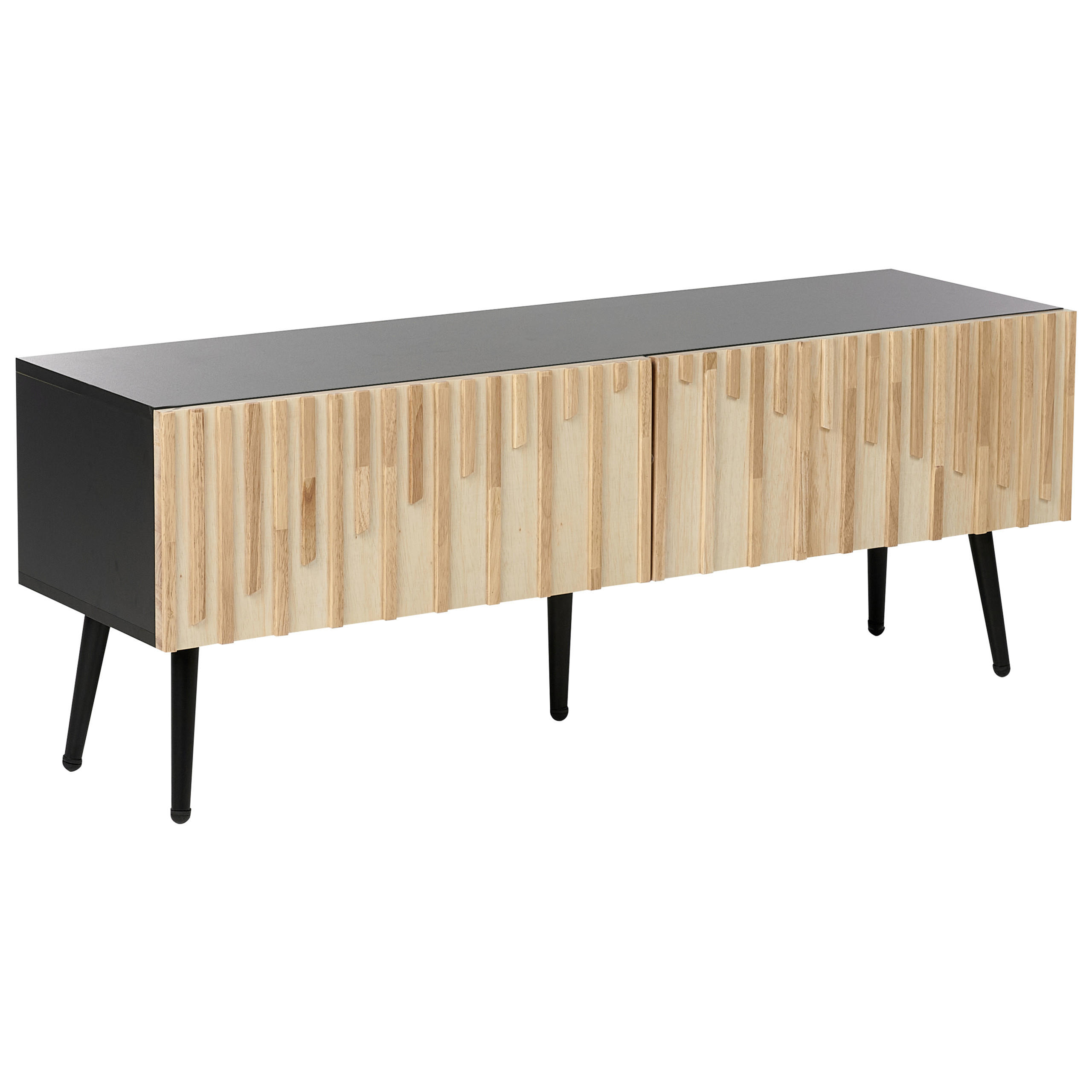 COMODA TV deschisa nuanta de lemn/neagra Dalcross