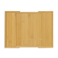 BESTECKKASTEN - Hellbraun, Holz/Holzwerkstoff (47/5/33cm) - Relaxdays