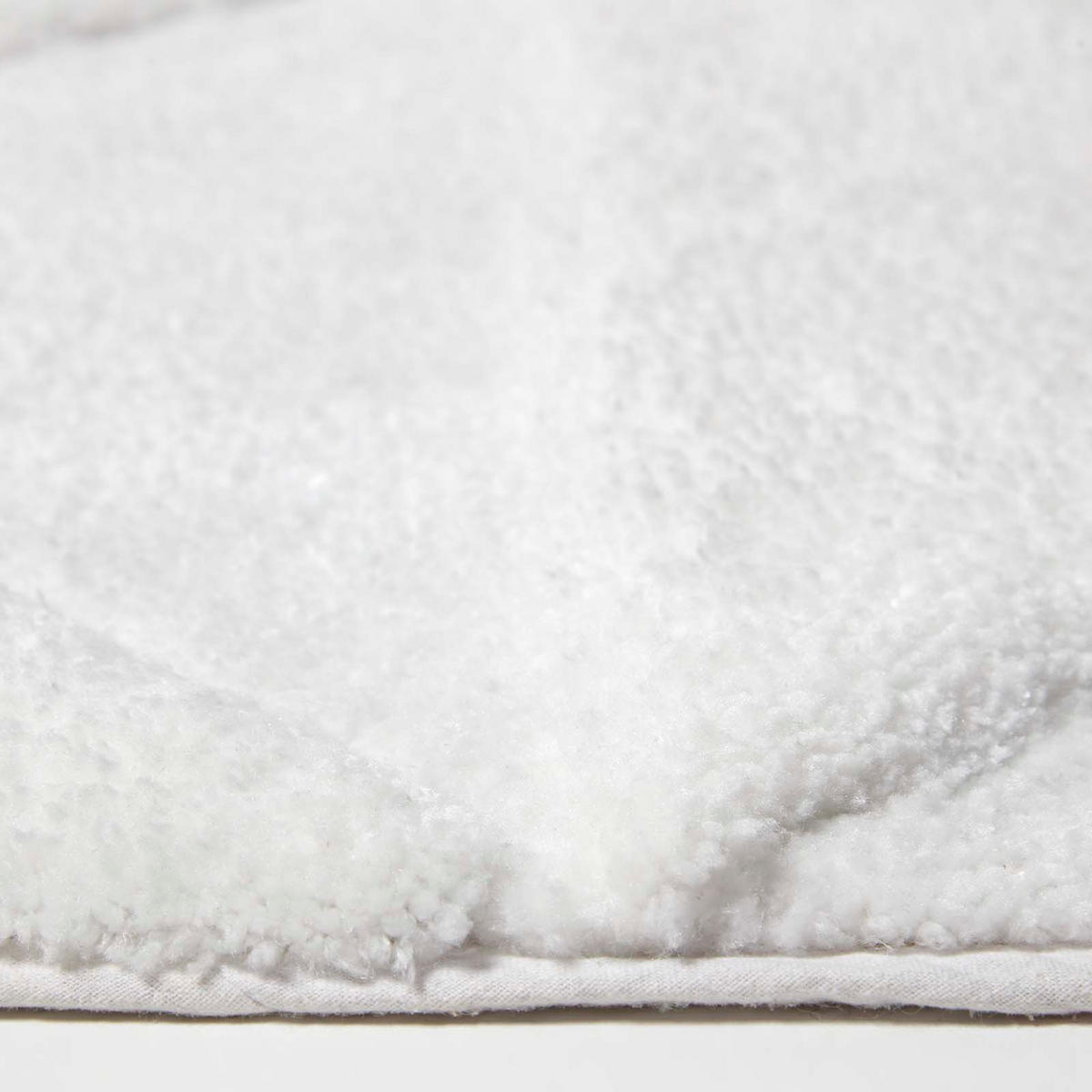 BADEMATTE 50/80 cm geometrisch - Weiß, Textil (50/80cm) - Homescapes