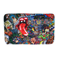 BADTEPPICH Graffiti 70 x 110 cm - Rot, Textil (70/110cm) - Sanilo