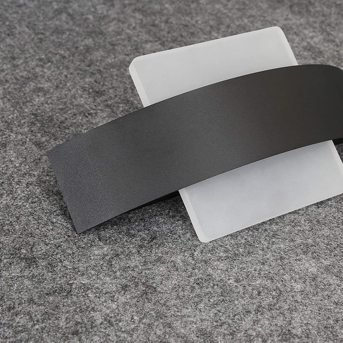LED-WANDLEUCHTE Luminance 23.5/12/5 cm - Schwarz, Metall (12/5/23.5cm) - ZMH