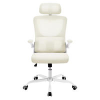 BÜROSTUHL ergonomisch höhenverstellbar Beige mit Rädern - Beige, Metall (62/123.5/67.5cm) - Meubliv