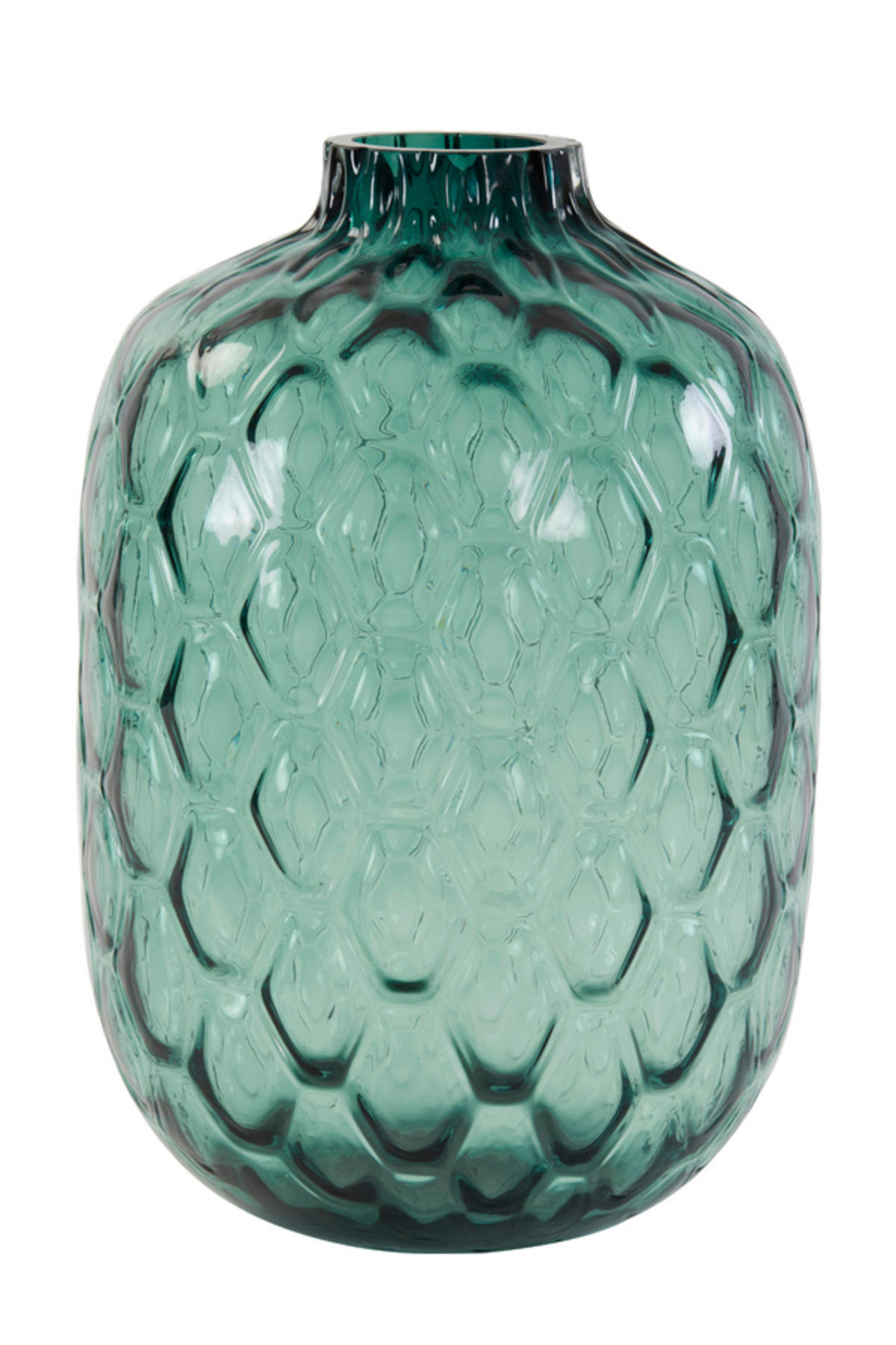 VASE Carino Blau Ø29/42 cm - Blau, Glas (29/42cm) - Light & Living