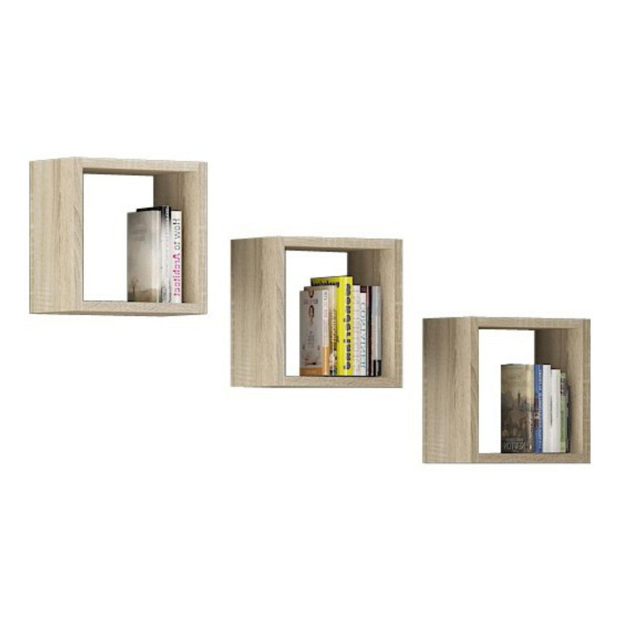 Akord Wandregal Sonoma Eiche 25x25x15 cm