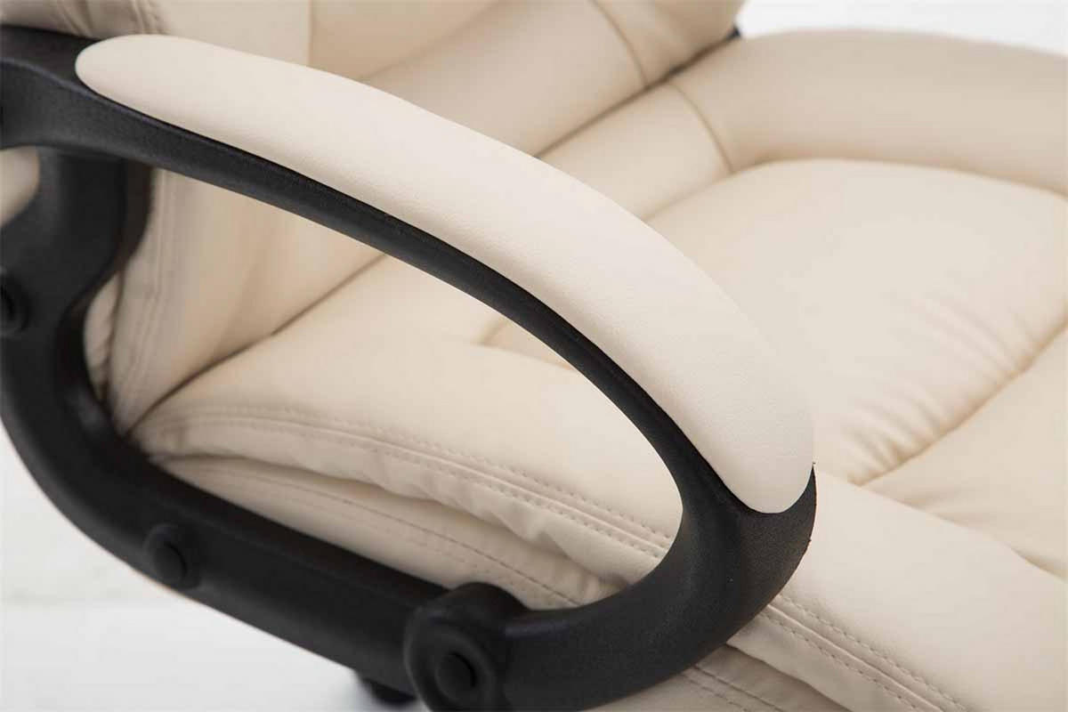 BÜROSTUHL Sportino XL, Kunstleder Creme - Creme, Kunststoff/Textil (66/116/70cm) - TPFLiving