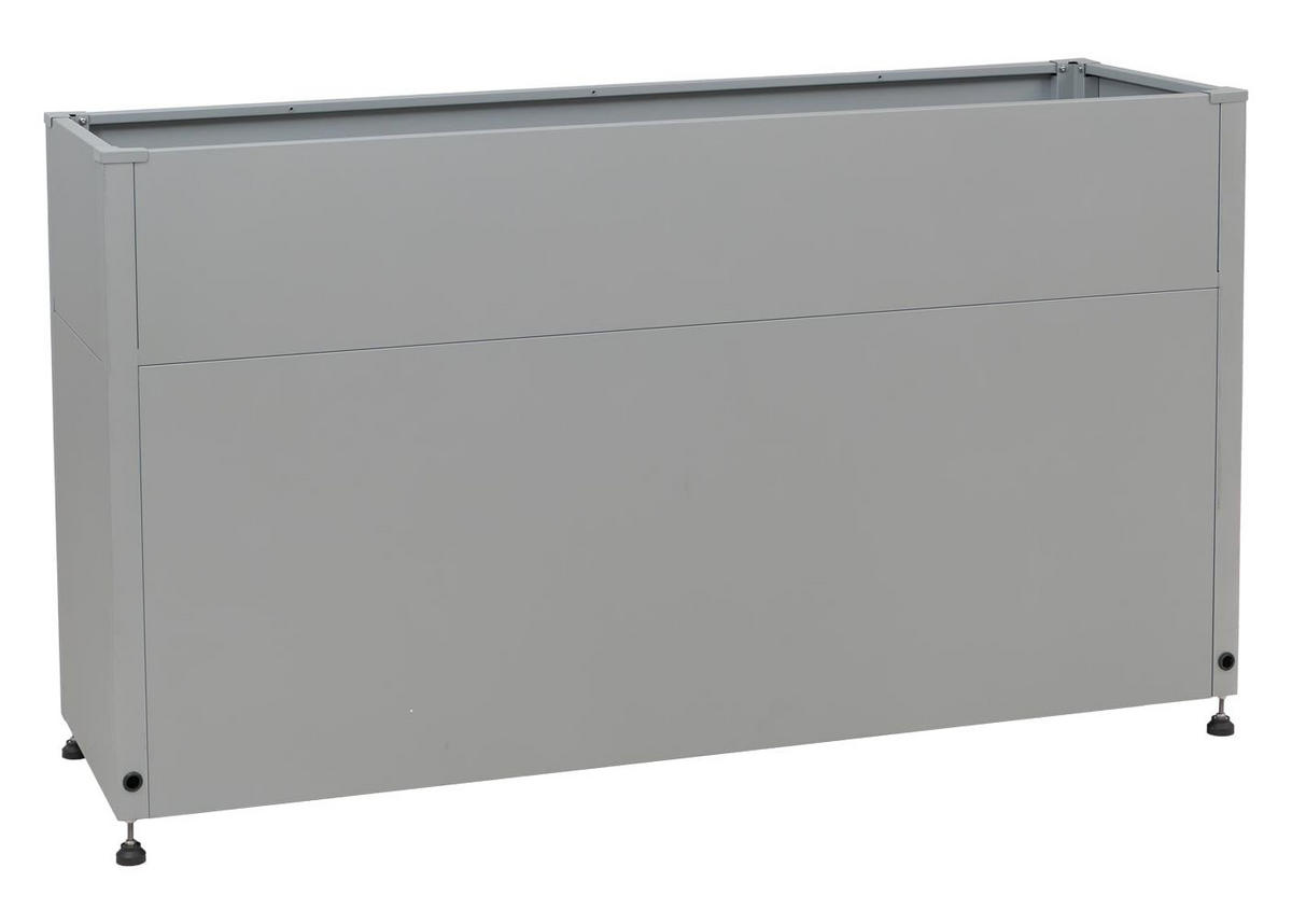 HOCHBEET 91x161x51cm Grau - Grau, Metall (161/91/51cm) - PROREGAL