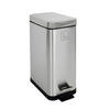 MÜLLEIMER STM10 10L Silber - Silberfarben, Metall (16/39/34cm) - SVITA