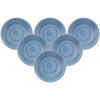 SUPPENTELLER Color Loop Horizon ø 23,1 cm 6er Set - Hellblau, Keramik (23.1cm) - like.Villeroy & Boch