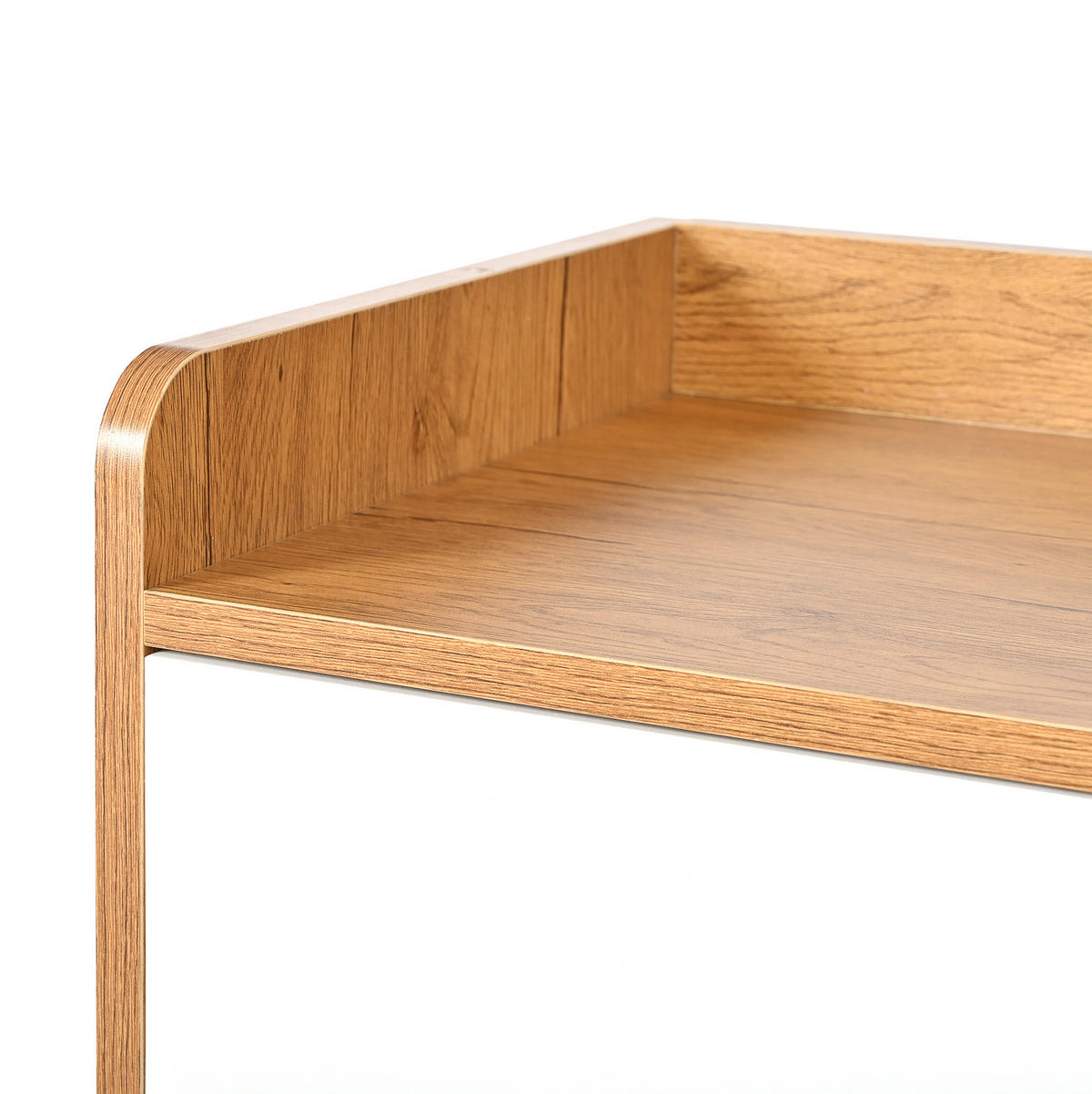 SCHUHSCHRANK mit verstellbaren Einlegeböden 90 x 35 x 99 cm Weiß/Natural - Weiß, Holzwerkstoff (35/99/90cm) - Beauniv