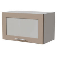 KLAPPHÄNGESCHRANK Brerra W4BS/60 Weiß / RAL 1019 graubeige Matt 60 / 32,5 / 36cm - Graubraun/Weiß, Holz/Holzwerkstoff (60/36/32.5cm) - Feldmann-Wohnen