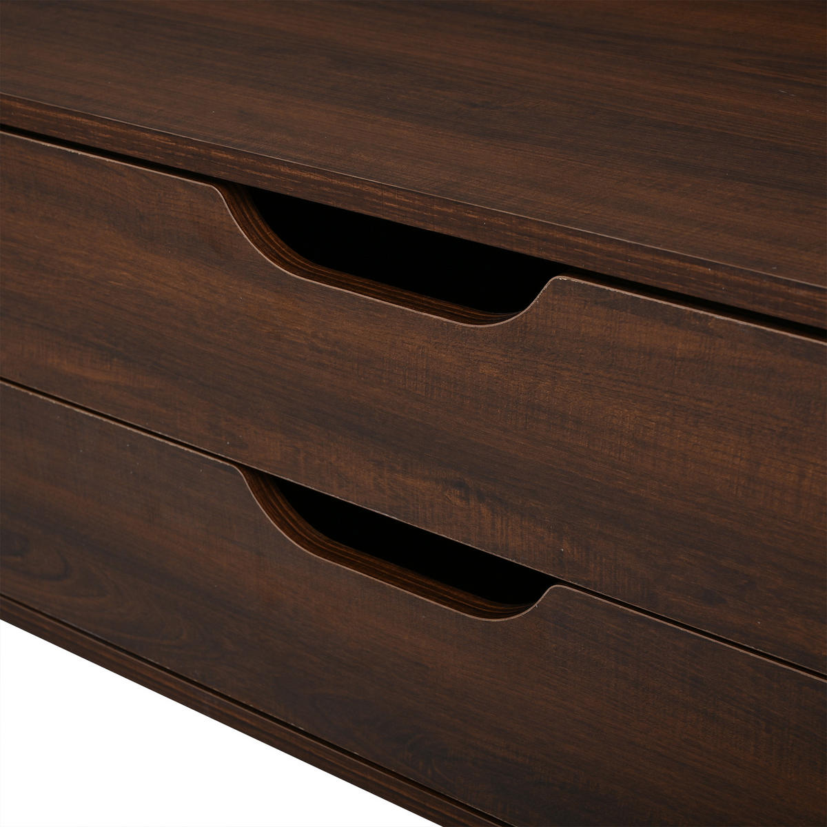 TV-LOWBOARD 180x40x45 cm Nussbaum 2 Schubladen 2 Türen - Alteiche, Holzwerkstoff (40/45/180cm) - FLIEKS