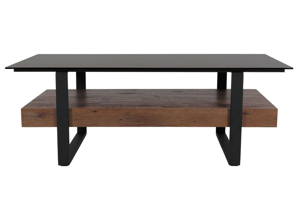 COUCHTISCH rechteck Schwarz - Schwarz, Holz (60/120/43cm) - MCW