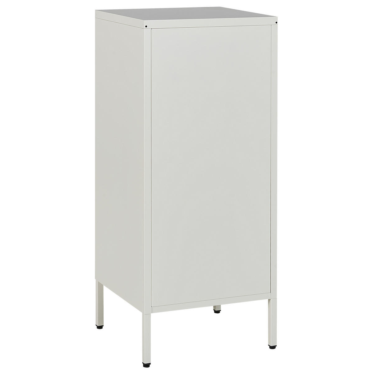 AKTENSCHRANK weiß Wostok - Weiß, Metall (43/103/40cm) - Beliani