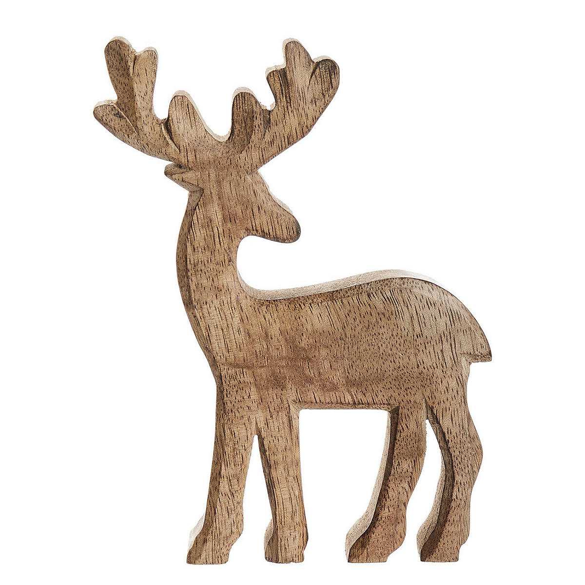 DEKOHIRSCH Forest 20cm - Braun, Holz (15/11/2.5cm) - Butlers