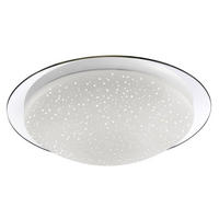 LED DECKENLEUCHTE Stahl Weiß Kunststoff Rund - Weiß, Metall (30/30/9.5cm)