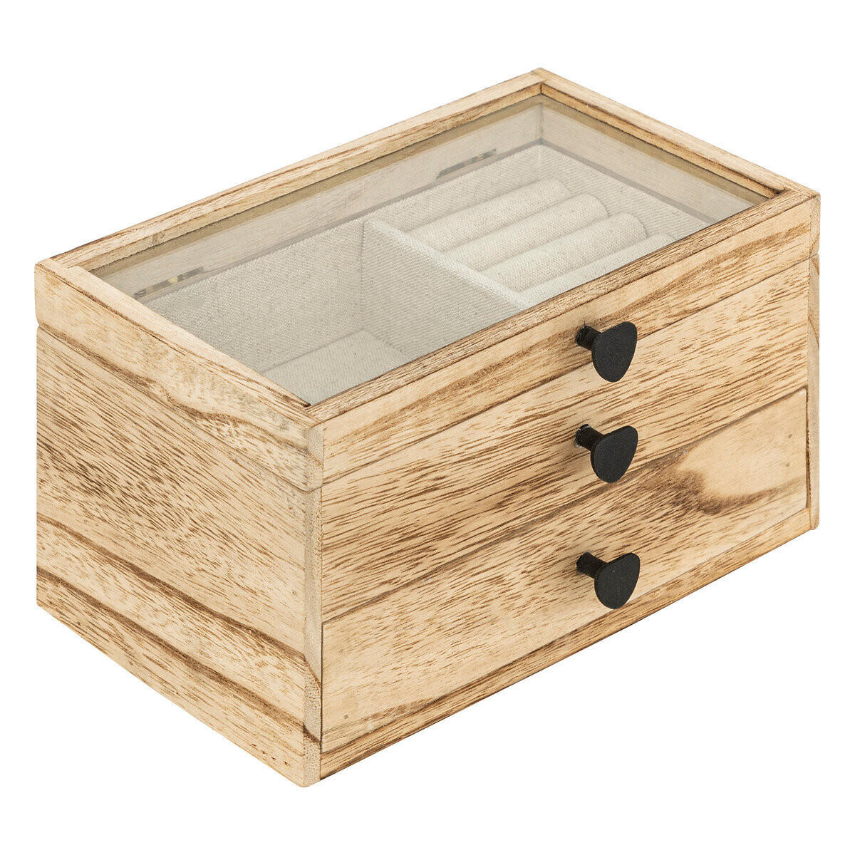 SCHMUCKKÄSTCHEN Inuit Holz - Braun, Holz (11.5/12.6/19.7cm) - Atmosphera Createur d´interieur