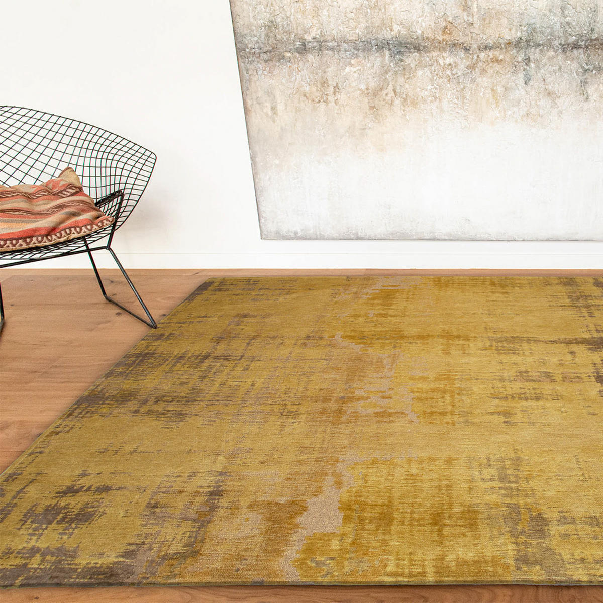 TEPPICH Rialto Gold Atlantic 170/240 cm - Gelb, Textil (170/240cm) - Louis De Poortere