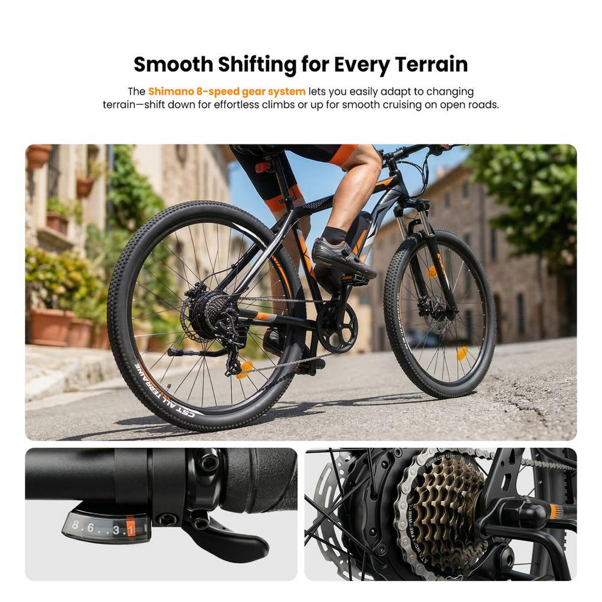 E-BIKE Touroll U2 Pro – Kraftvoller Motor. Inspirierende Fahrt. - Graphitfarben, Leder (78cm) - Touroll